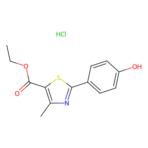 2-(4-羟苯基)-4-甲基噻唑-5-甲酸乙酯盐酸盐,Ethyl 2-(4-Hydroxyphenyl)-4-methylthiazole-5-carboxylate Hydrochloride