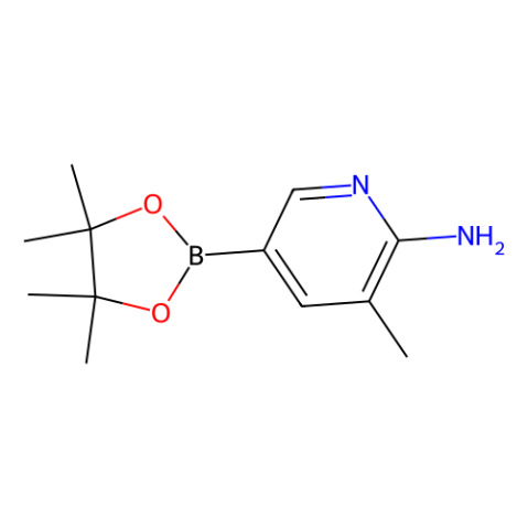 3-甲基-5-(4,4,5,5-四甲基-1,3,2-二氧硼杂环戊烷-2-基)吡啶-2-胺,3-Methyl-5-(4,4,5,5-tetramethyl-1,3,2-dioxaborolan-2-yl)pyridin-2-amine