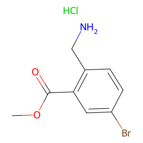 2-(氨基甲基)-5-溴苯甲酸盐酸盐,Methyl 2-(aminomethyl)-5-bromobenzoate hydrochloride