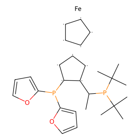 （R）-1-{（SP）-2-[二（2-呋喃基）膦基]二茂铁基}乙基二叔丁基膦,(R)-1-{(SP)-2-[Di(2-furyl)phosphino]ferrocenyl}ethyldi-tert-butylphosphine