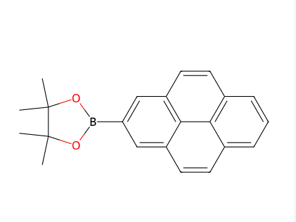 4,4,5,5-四甲基-2-(2-芘基)-1,3,2-二噁唑环戊硼烷,2-(2-Pyrenyl)-4,4,5,5-tetramethyl-1,3,2-dioxaborole