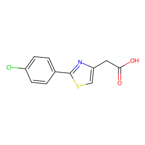2-[2-(4-氯苯基)-1,3-噻唑-4-基]乙酸,2-[2-(4-chlorophenyl)-1,3-thiazol-4-yl]acetic acid