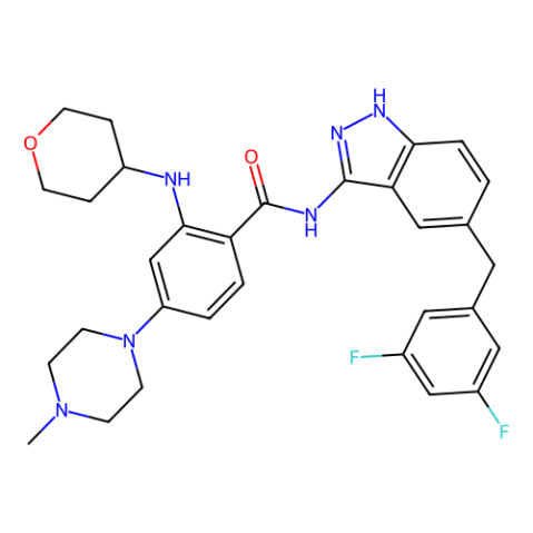 RXDX-101,泛-TrkA/B/C，ROS1 和 ALK 抑制剂,Entrectinib