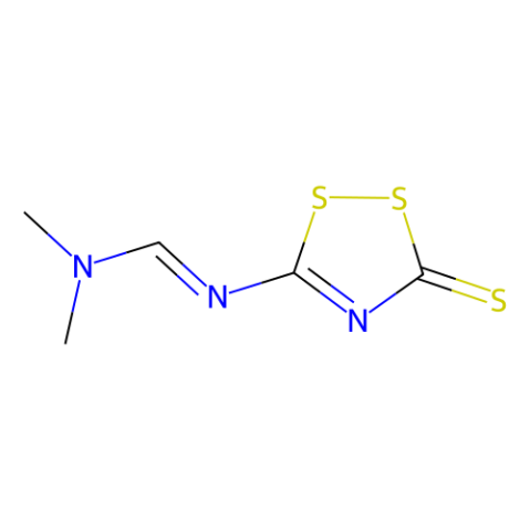 N,N-二甲基-N'-(3-硫代-3H-1,2,4-二硫唑-5-基)甲脒,N,N-Dimethyl-N'-(3-thioxo-3H-1,2,4-dithiazol-5-yl)formimidamide
