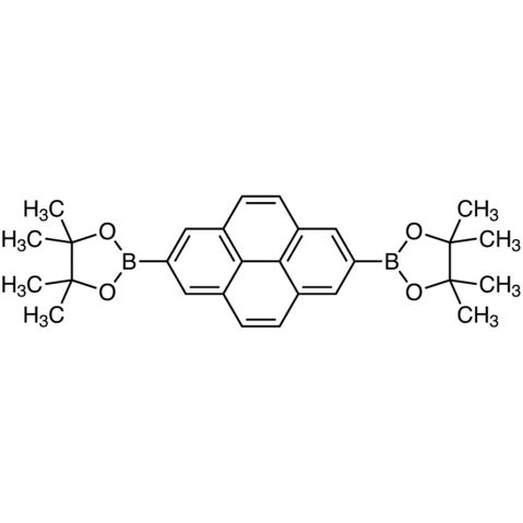 2,7-双(4,4,5,5-四甲基-1,3,2-二氧硼戊环-2-基)芘,2,7-Bis(4,4,5,5-tetramethyl-1,3,2-dioxaborolan-2-yl)pyrene