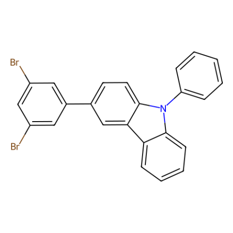 3-(3,5-二溴苯基)-9-苯基-9H-咔唑,3-(3,5-Dibromophenyl)-9-phenyl-9H-carbazole
