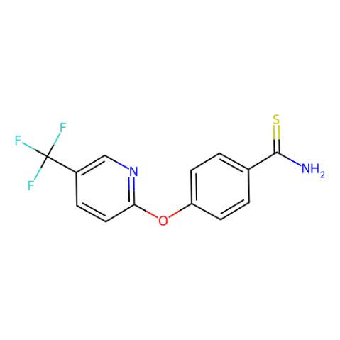 4-(5-(三氟甲基)吡啶-2-氧基)硫代苯甲酰胺,4-[5-(Trifluoromethyl)pyridin-2-yloxy]thiobenzamide