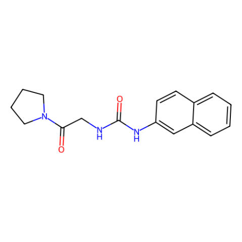 N-2-萘基-N'-[2-氧代-2-(1-吡咯烷基)乙基]脲,XY1