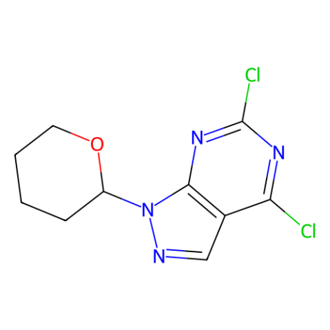 4,6-二氯-1-(四氢吡喃-2-基)-1H-吡唑并[3,4-d]嘧啶,4,6-Dichloro-1-(oxan-2-yl)-1H-pyrazolo[3,4-d]pyrimidine