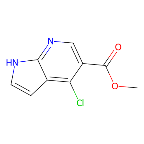 4-氯-1H-吡咯并[2,3-b]吡啶-5-羧酸甲酯,methyl 4-chloro-1H-pyrrolo[2,3-b]pyridine-5-carboxylate