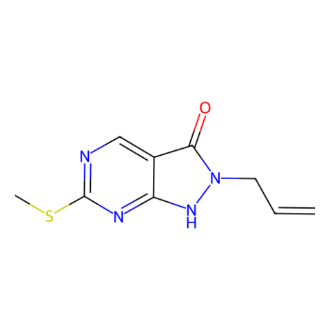 2-烯丙基-6-(甲巯基)-1H-吡唑并[3,4-d]嘧啶-3(2H)-酮,2-Allyl-6-(methylthio)-1H-pyrazolo[3,4-d]pyrimidin-3(2H)-one