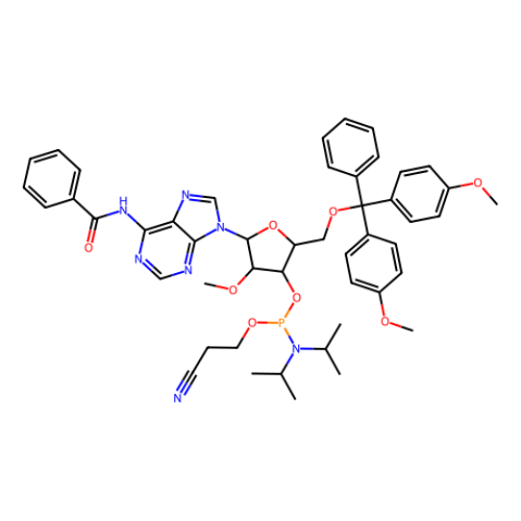 DMT-2'-O-甲基-rA(Bz)亞磷酰胺,DMT-2'-O-methyl-rA(Bz) Phosphoramidite