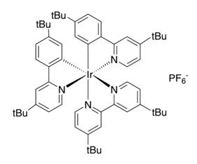 (ir[4-t-bu-phenyl-4-t-bu-py]2(dtbpy))pf6,(ir[4-t-bu-phenyl-4-t-bu-py]2(dtbpy))pf6