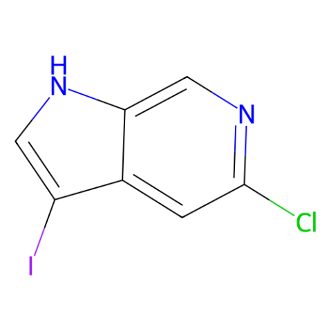 5-氯-3-碘-1H-吡咯并[2,3-c]吡啶,5-Chloro-3-iodo-1H-pyrrolo[2,3-c]pyridine