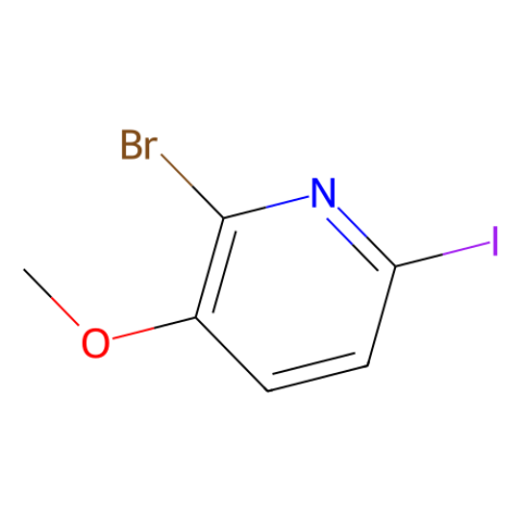 2-溴-6-碘-3-甲氧基吡啶,2-Bromo-6-iodo-3-methoxypyridine