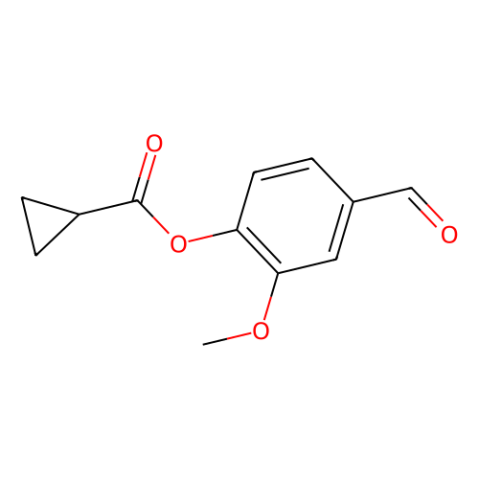 环丙烷羧酸4-甲酰基-2-甲氧基-苯基酯,Cyclopropanecarboxylic acid 4-formyl-2-methoxy-phenyl ester