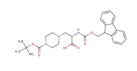 (S)-3-(4-Boc-哌嗪-1-基)-2-(Fmoc-氨基)丙酸,(S)-3-(4-Boc-piperazin-1-yl)-2-(Fmoc-amino)propionic acid