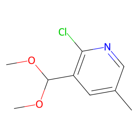 2-氯-3-(二甲氧基甲基)-5-甲基吡啶,2-Chloro-3-(dimethoxymethyl)-5-methylpyridine