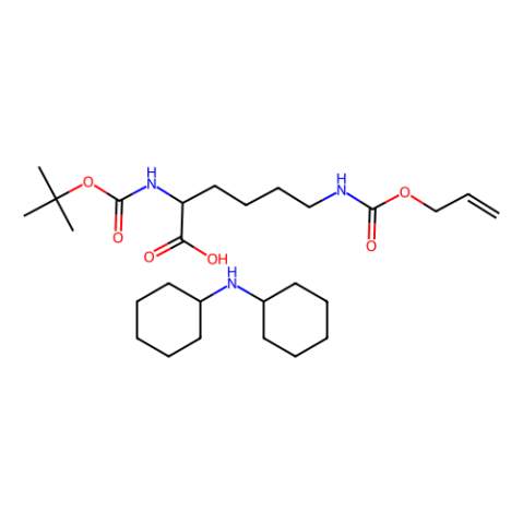 Boc-D-Lys(Alloc)-OH 二环己基铵盐,Boc-D-Lys(Alloc)-OH (dicyclohexylammonium) salt