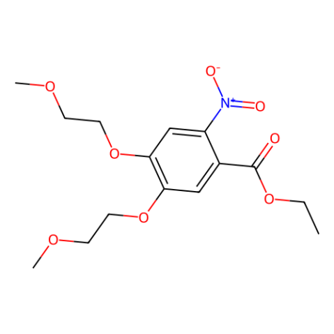 4,5-二(2-甲氧基乙氧基)-2-硝基苯甲酸乙酯,4,5-Bis(2-methoxyethoxy)-2-nitrobenzoic acid ethyl ester