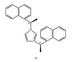 1,3-双((R)-1-(萘-1-基)乙基)-1H-咪唑-3-鎓氯化物,1,3-Bis((R)-1-(naphthalen-1-yl)ethyl)-1H-imidazol-3-ium chloride