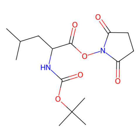 Boc-D-亮氨酸N-羟基琥珀酰亚胺酯,Boc-D-leucine N-hydroxysuccinimide ester