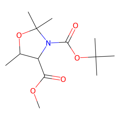 (4R,5S)-2,2,5-三甲基恶唑烷-3,4-二甲酸3-叔丁基4-甲酯,3-tert-Butyl 4-Methyl (4R,5S)-2,2,5-Trimethyloxazolidine-3,4-dicarboxylate