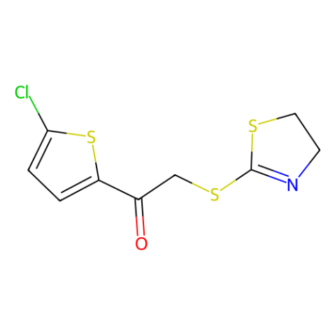 1-(5-氯-2-噻吩基))-2-[(4,5-二氢-2-噻唑基)硫基]-乙酮,WAY-607584