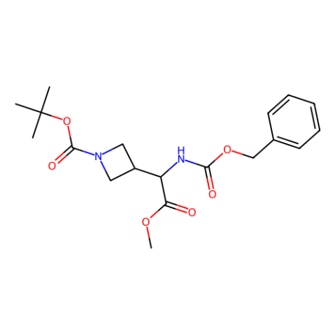 3-(1-(((芐氧基)羰基)氨基)-2-甲氧基-2-氧代乙基)氮雜環(huán)丁烷-1-羧酸叔丁酯,tert-Butyl 3-(1-(((benzyloxy)carbonyl)amino)-2-methoxy-2-oxoethyl)azetidine-1-carboxylate