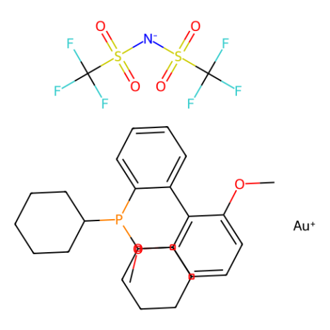双（三氟甲磺酰基）酰亚胺（2-二环己基膦基-2''，6''-二甲氧基-1,1''-联苯）金（I）,Bis(trifluoromethanesulfonyl)imide(2-dicyclohexylphosphino-2'',6''-dimethoxy-1,1''-biphenyl)gold(I)