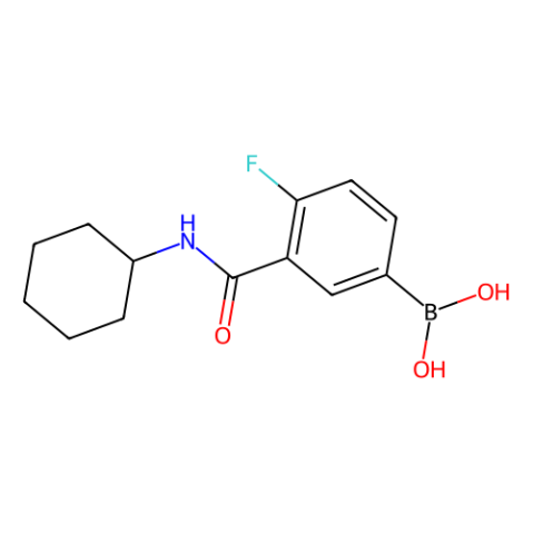 3-(环己基氨甲酰基)-4-氟苯基硼酸   (含有数量不等的酸酐),3-Cyclohexylcarbamoyl-4-fluorobenzeneboronic acid  (contains varying amounts of Anhydride)