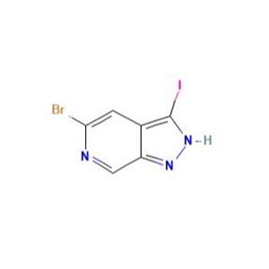 5-溴-3-碘-1H-吡唑并[3,4-c]吡啶,5-Bromo-3-iodo-1H-pyrazolo[3,4-c]pyridine