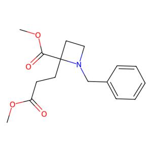 1-苄基-2-(3-甲氧基-3-氧丙基)氮杂环丁烷-2-羧酸甲酯,methyl 1-benzyl-2-(3-methoxy-3-oxopropyl)azetidine-2-carboxylate