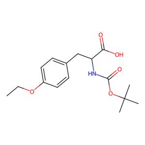 aladdin 阿拉丁 B186510 N-叔丁氧羰基-O-乙基-D-酪氨酸 76757-92-1 98%