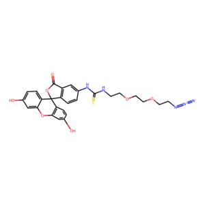 荧光素-PEG2-叠氮化物,Fluorescein-PEG2-azide