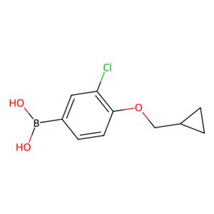 aladdin 阿拉丁 C586704 3-氯-4-(环丙基甲氧基)苯基硼酸（含有数量不等的酸酐） 1228181-35-8 98%