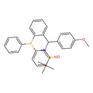 aladdin 阿拉丁 S282264 [S（R）]-N-[（S）-[2-（二苯基膦基）苯基]（4-甲氧基苯基）甲基]-2-甲基-2-丙烷亚磺酰胺 1616688-62-0 95%