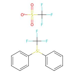 二苯基(三氟甲基)锍三氟甲磺酸盐,diphenyl(trifluoromethyl)sulfanium trifluoromethanesulfonate