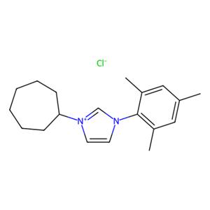 1-环庚基-3-均三甲苯基-1H-咪唑-3-鎓氯化物,1-Cycloheptyl-3-mesityl-1H-imidazol-3-ium chloride