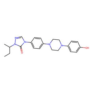 aladdin 阿拉丁 D294763 2,4-二氢-4-[4-[4-(4-羟基苯基)-1-哌嗪基]苯基]-2-(1-甲基丙基)-3H-1,2,4-三氮唑-3-酮 106461-41-0 98%