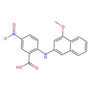 aladdin 阿拉丁 M288264 2-[(4-甲氧基-2-萘基)氨基] -5-硝基苯甲酸(MONNA) 1572936-83-4 ≥98%(HPLC)