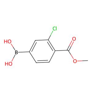 aladdin 阿拉丁 C404129 3-氯-4-(甲氧基羰基)苯硼酸 (含不同量的酸酐) 603122-82-3 98%