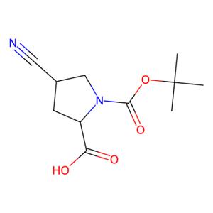 aladdin 阿拉丁 C341113 N-叔丁氧羰基-反-4-氰基-L-脯氨酸 273221-94-6 97%