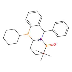 [S(R)]-N-[(R)-[2-(二环己基膦)苯基]苯甲基]-N-甲基-2-叔丁基亚磺酰胺,[S(R)]-N-[(R)-[2-(Dicyclohexylphosphino)phenyl]phenylmethyl]-N,2-dimethyl-2-propanesulfinamide