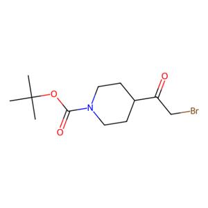 aladdin 阿拉丁 T176049 4-(2-溴乙酰基)哌啶-1-甲酸叔丁酯 301221-79-4 97%