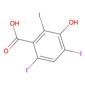aladdin 阿拉丁 H170834 3-羟基-2,4,6-三碘苯甲酸 53279-72-4 97%