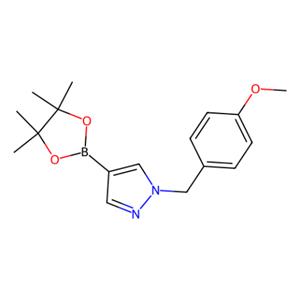 1-(4-甲氧基苄基)-4-(4,4,5,5-四甲基-1,3,2-二氧硼杂环戊烷-2-基)-1H-吡唑,1-(4-Methoxybenzyl)-4-(4,4,5,5-tetramethyl-1,3,2-dioxaborolan-2-yl)-1H-pyrazole