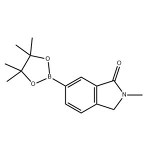 2-甲基-6-(4,4,5,5-四甲基-1,3,2-二氧硼戊烷-2-基)异吲哚啉-1-酮,2-Methyl-6-(4,4,5,5-tetramethyl-1,3,2-dioxaborolan-2-yl)isoindolin-1-one