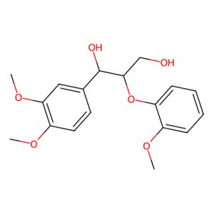 1-(3,4-二甲氧基苯基)-2-(2-甲氧基苯基)-丙烷-1,3-二醇,1-(3,4-Dimethoxyphenyl)-2-(2-methoxyphenoxy)propane-1,3-diol