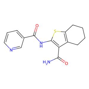 WAY-297342,N-(3-Carbamoyl-4,5,6,7-tetrahydro-benzo[b]thiophen-2-yl)-nicotinamide